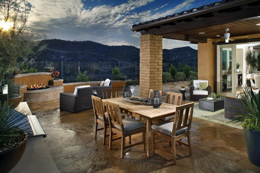 Avocet Plan 3 Patio mountain view