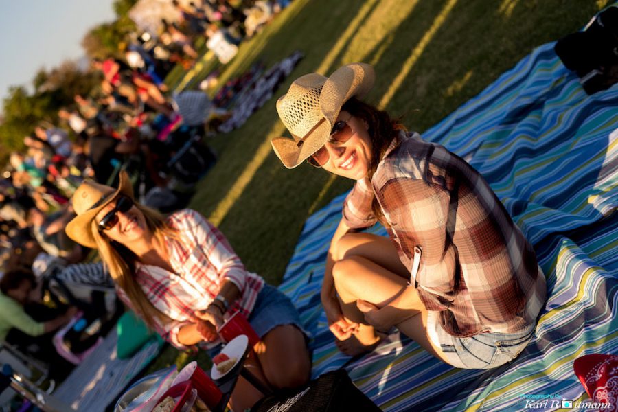 Cowgirls having fun at WestFest